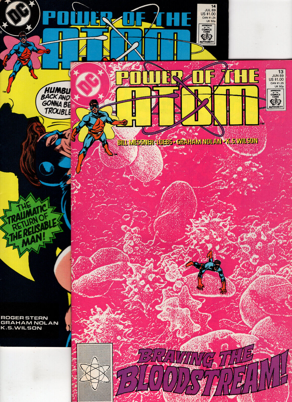 Power of the Atom #13 & #14 (1989 DC Comics)