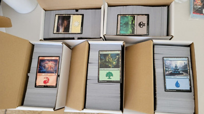 Magic The Gathering Basic Lands 100 Of Each!! *500 Total! NM MTG