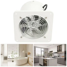 6inch Super Quite Wall Exhaust Fan Bathroom Kitchen Garage Ventilation Vent 40W