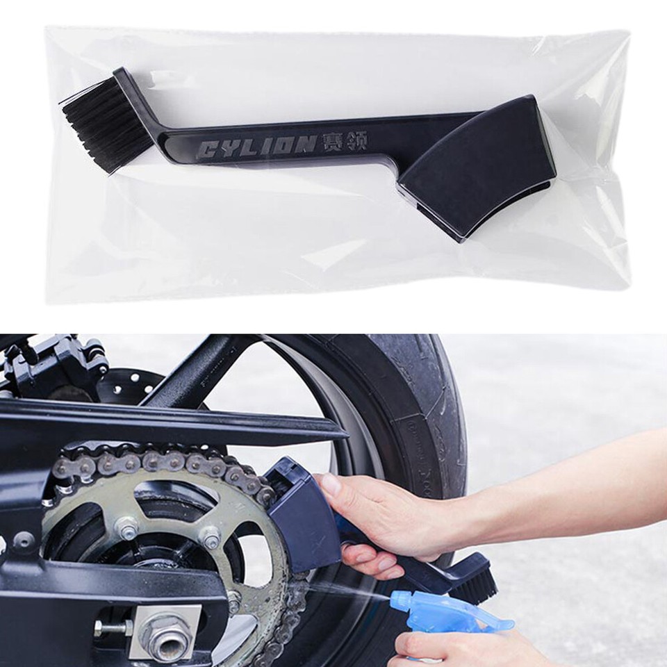 ♥ Motorcycle Chain Brush Motorcycle Cleaning Brush Electric Motorcycle
