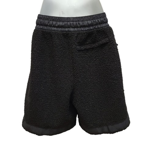 Nike Fleece Sport Shorts With Pockets Drawstring Black Womens Size S W26 CC736 - Picture 3 of 6