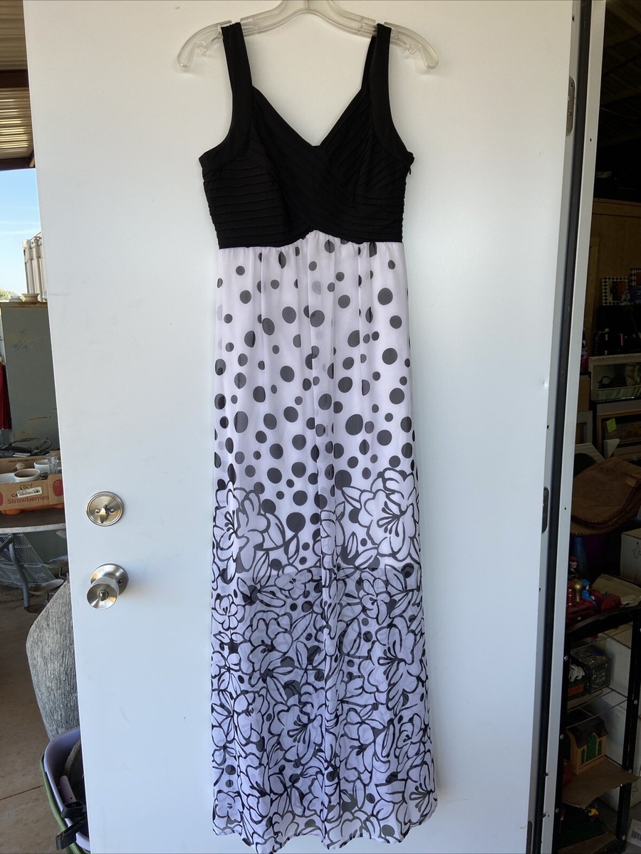 Cato Black/ White Sleeveless Maxi Dress Sz 4 / Small | eBay Cato Black/ White Sleeveless Maxi Dress Sz 4 / Small | eBay