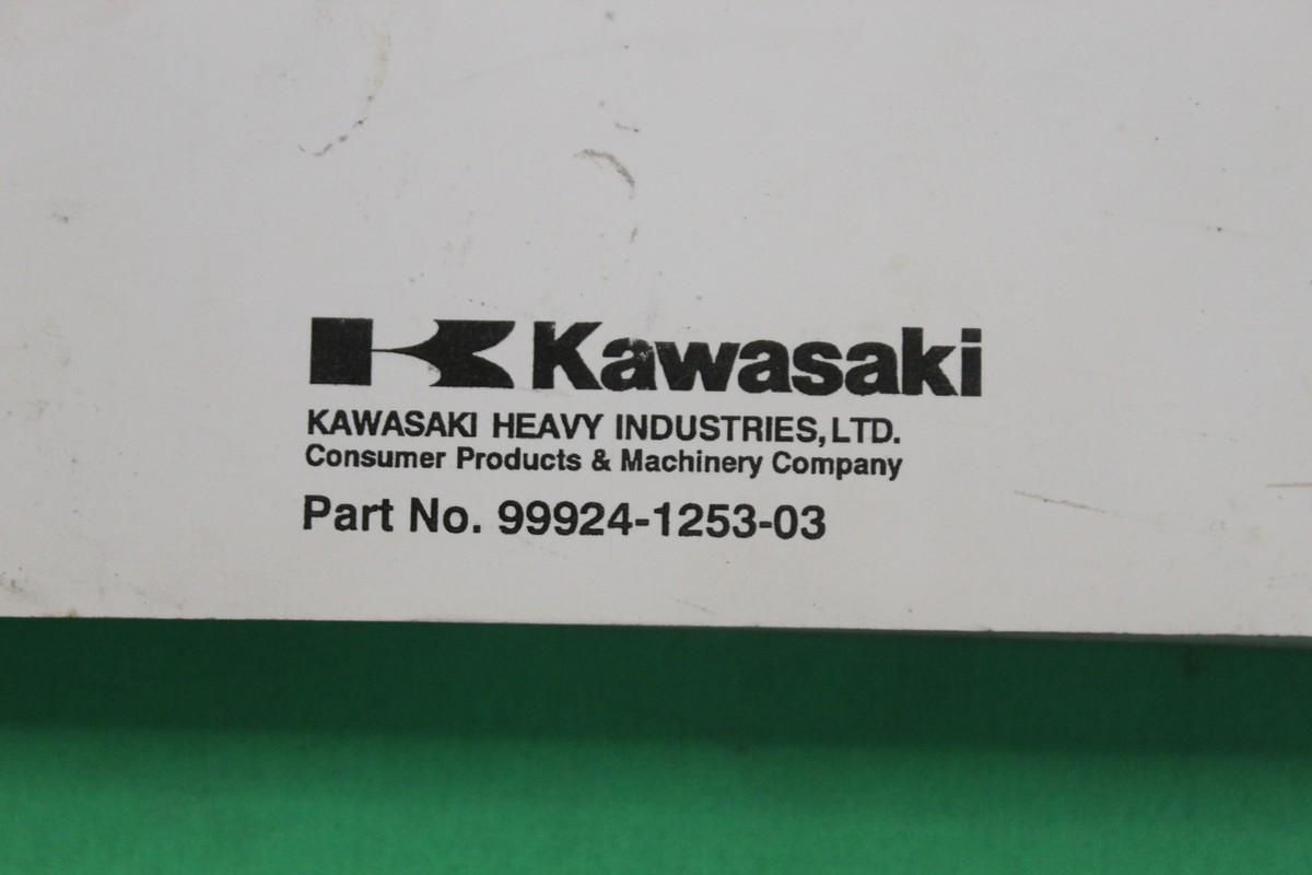 NOS Kawasaki Factory Service Shop Manual 2000-2001 Ninja ZX-R12R