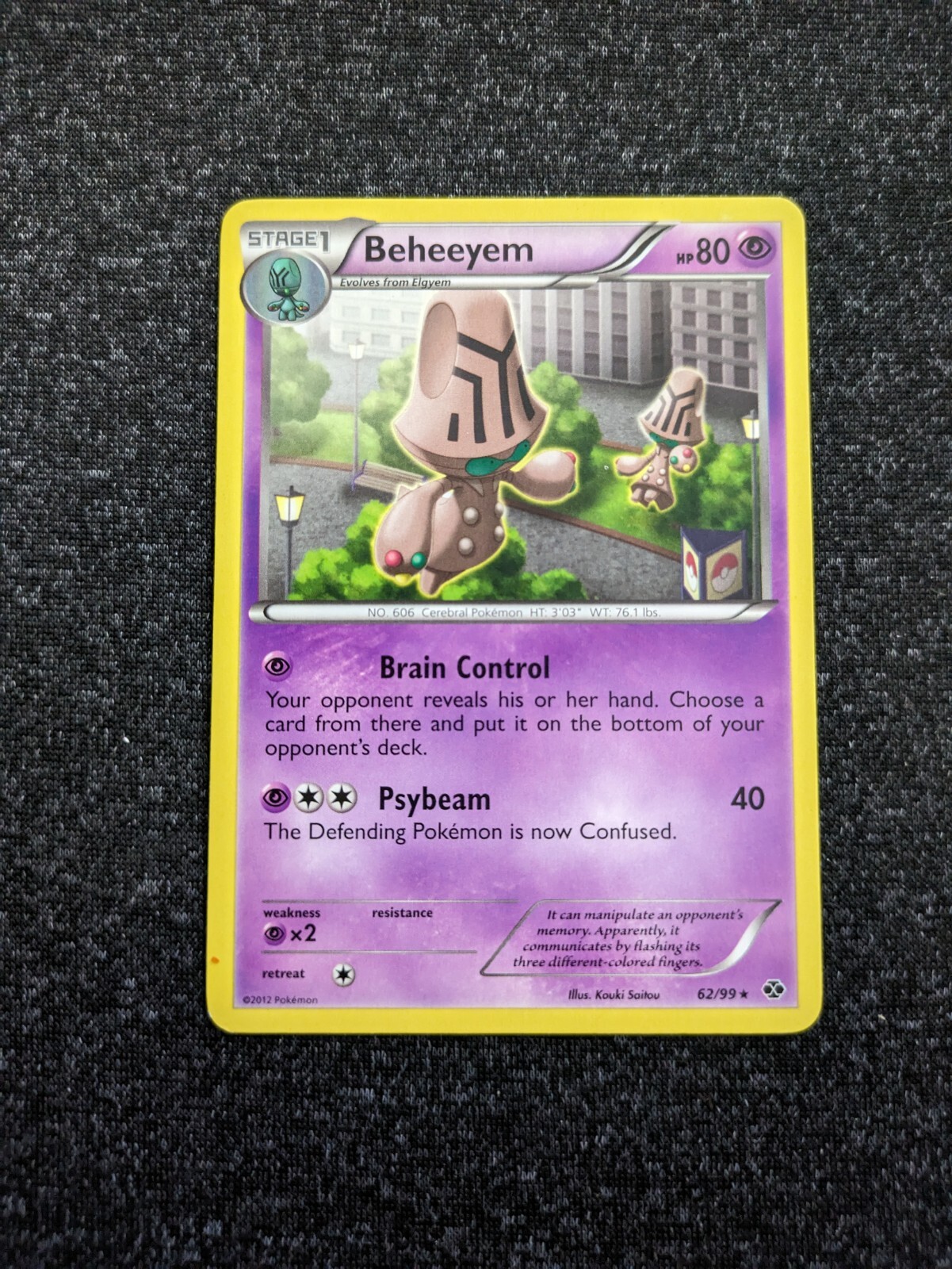 Beheeyem 62/99- Next Destinies- Rare- LP