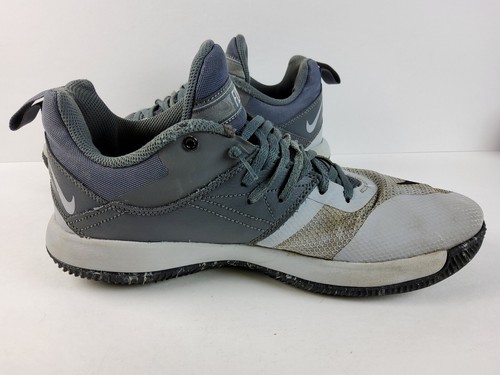 Nike Shoes Mens 11 Fly By II Just Do It Sports Sneakers AJ5902-010 Grey Mesh Low - Picture 3 of 11