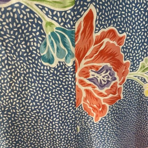 Calvin Klein Vintage 90s Colorful Floral Cotton Maxi Skirt Full Skirt Women’s 10 - Picture 7 of 16
