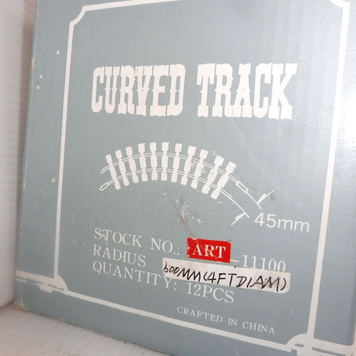 G SCALE - CURVED ARISTO 12 RAILS 11100 COURBE OCCASION DANS BOITE D'ORIGINE - Imagen 2 de 2