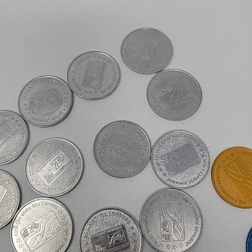 Big Y Express Rewards Coin Lot of 17 Silver Blue Gold - Picture 9 of 14