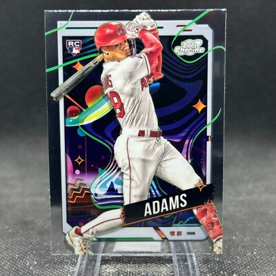 Jordyn Adams 2024 Topps Cosmic Chrome Base Rookie Los Angeles
