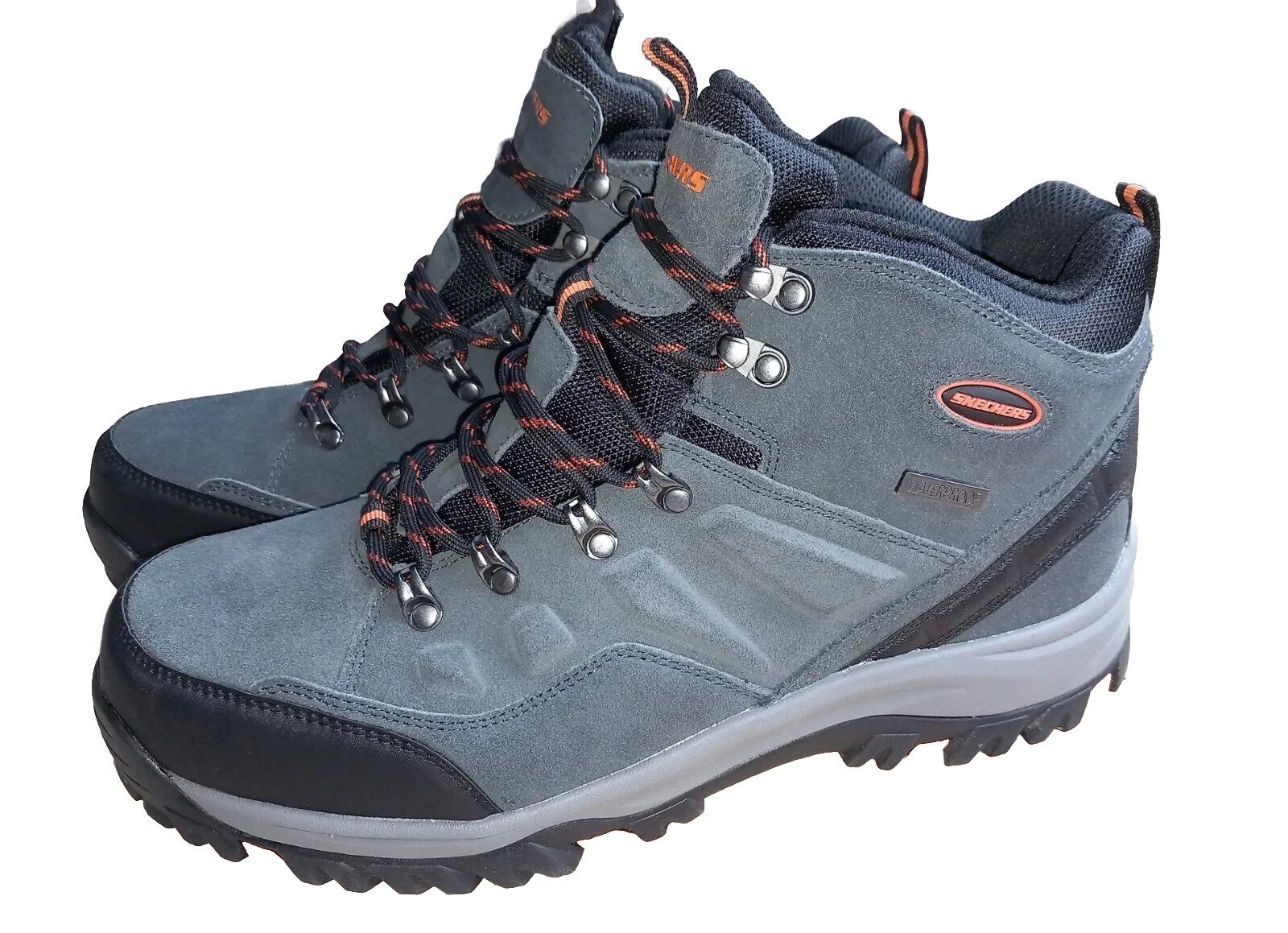 SKECHERS OUTDOOR MENS WALKING BOOTS SIZE 11 RELAXED FIT MEMORY FOAM