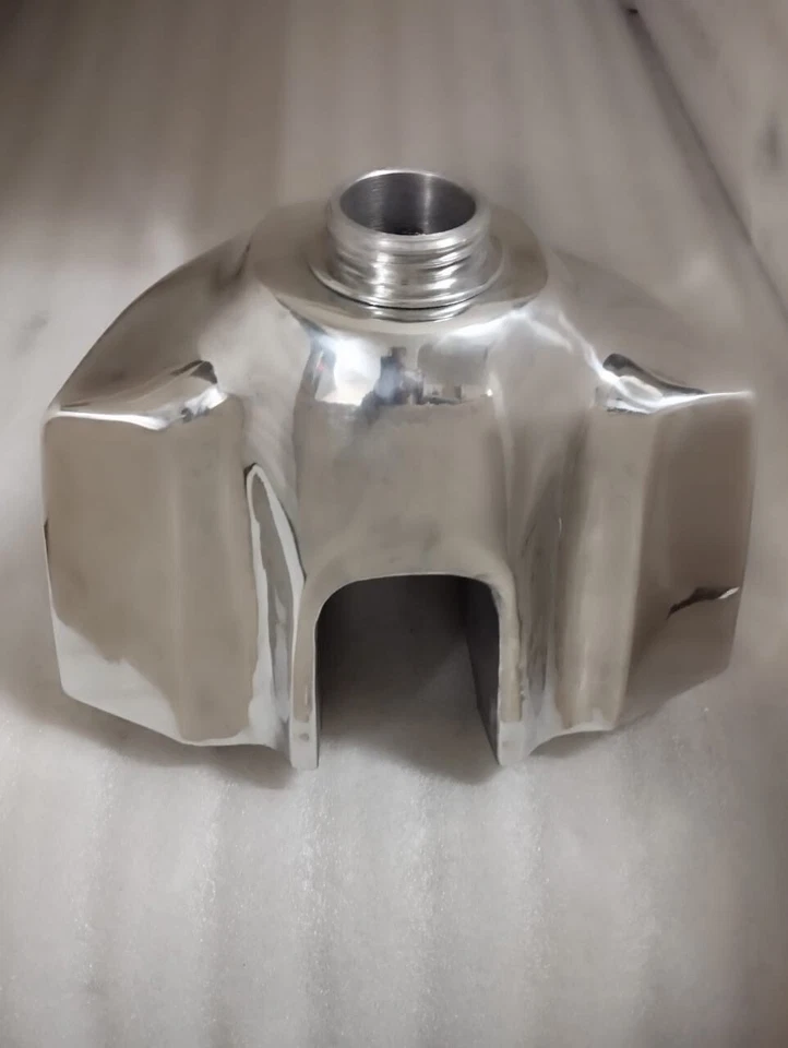 Ajuste para Yamaha IT175 IT 175 gasolina gas combustible aluminio tanque pulido 1982-83 Foto 3 de 4