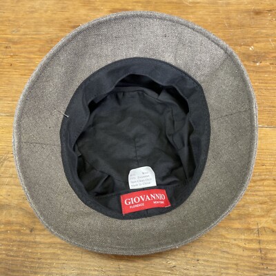 GIOVANNIO New York Wool Blend Soft Bucket Hat with Flower | eBay display picture 3