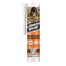 Image of Gorilla Glue 1144110 Gorilla Mould Resistant Sealant Clear 295ml