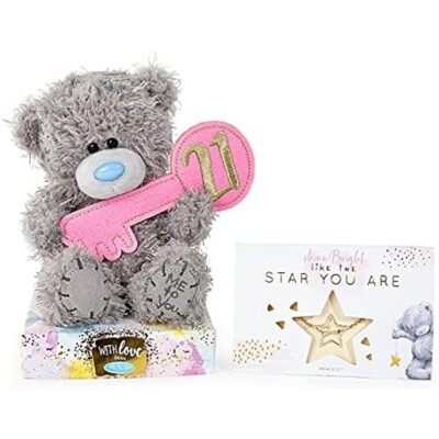 Me To You Tatty Teddy 21. Geburtstag Bär und Armband Geschenkset