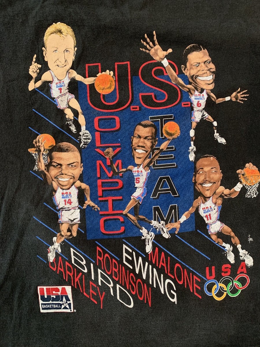 Vintage JCPenney 1992 USA Mens Basketball Olympic Dream Team T Shirt Size  XL | eBay