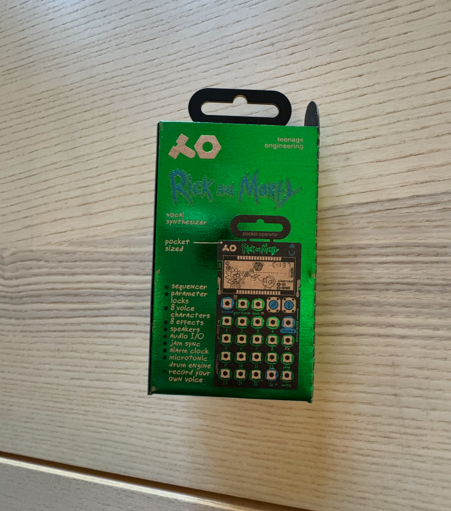DTM・DAW PO-137 Rick & Morty NEW SEALED Teenage Engineering PO-137 Rick And Morty Pocket
