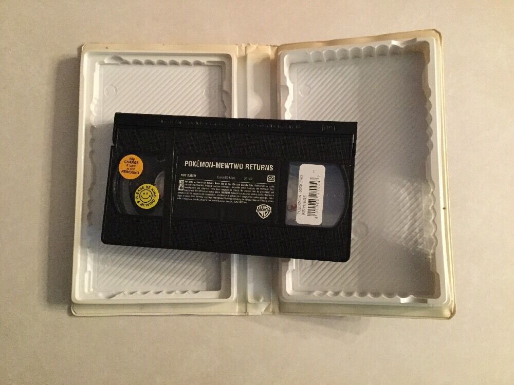 Pokemon: Mewtwo Returns RARE (VHS, 2001, Clamshell Packaging) 85392214235