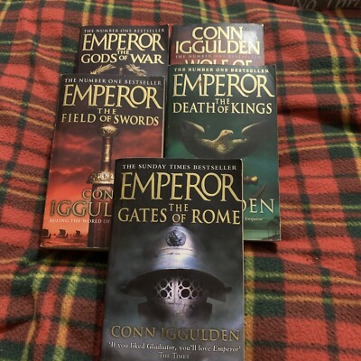 5 x Conn Iggulden s Emperor  Series Books Bundle~Books 1-5~ With 1st Editions 
