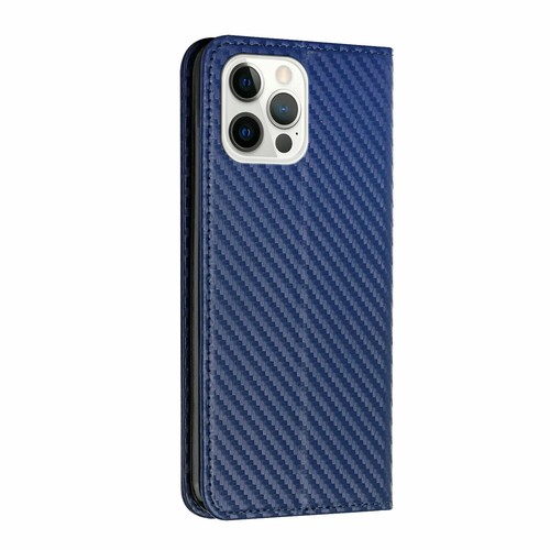 Carbon Fiber Pattern Wallet Phone Case For iPhone 11 12 13 Pro Max XR XS 7 8 SE - Picture 23 of 55
