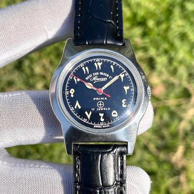 VintageM WEST END WATCH PRIMA Sowar 英軍官有 Steel West End Watch Co. Sowar Prima vintage wristwatch