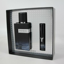 Y by Yves Saint Laurent 2 Pcs Set: 0.33  3.3 oz Eau de Parfum Spray NIB
