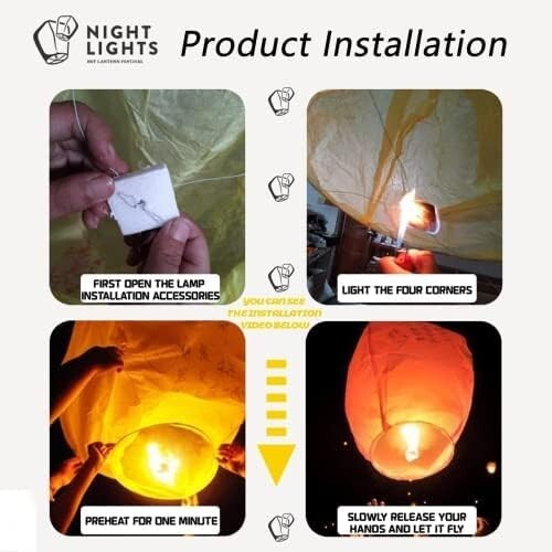 120-PCS Wishing Light Floating Candle Lanterns, for Memorials Remembrance