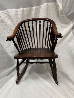 windsor dolphin head rocking chair | eBay