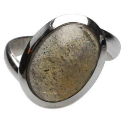 Eleganter Silberring 925 mit Labradorit