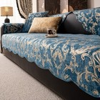 European Style Sofa Covers Room Gold Stamping Chenille Seat Anti Slip Slipcovers
