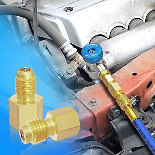 R134a Refrigeration Tank Adapters R12 R22 to R134a Vacuum Pump Adapter