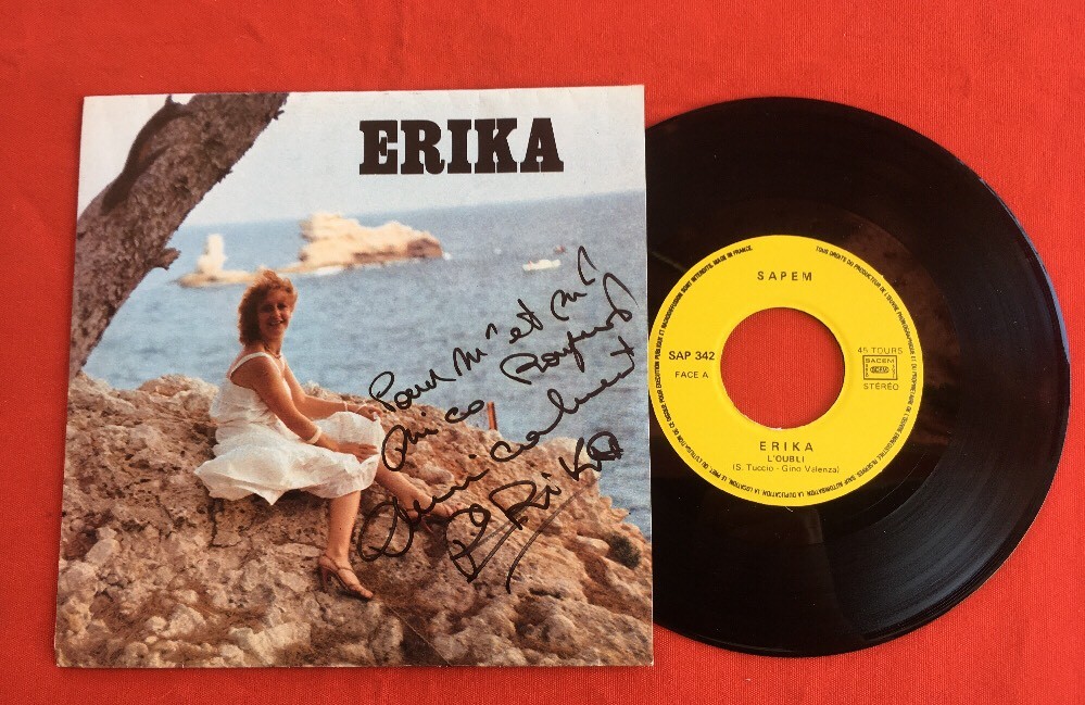Erika The Forgetfulness With Dedication Sap342 Vg+ Vinyl 45T Sp | eBay