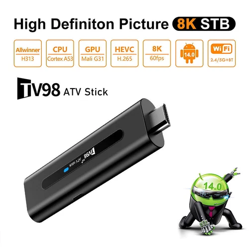 Media Player Fire TV Stick 8K HD Android 14.0 WiFi Bluetooth Voice Remote - Picture 6 of 14