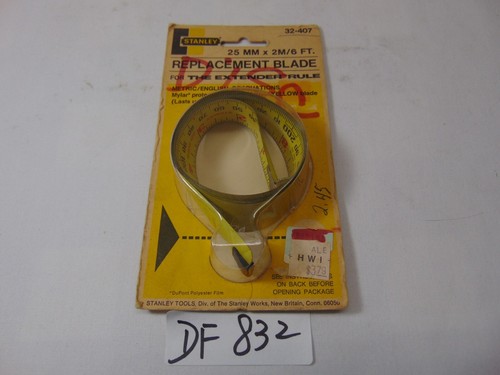 1970's NOS VINTAGE STANLEY REPLACEMENT BLADE 32-407 for Extender Rule 25 mm x 2m - Picture 2 of 5