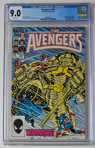 The Avengers 257 - 1st Appearance of Nebula - Marvel Comics - 1985 - CGC 9.0