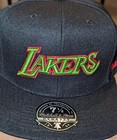 Mitchell & Ness LA Lakers "Color Bomb" Dynasty Fitted Hat Black-  new Sz 7 & 3/8 — photo 8