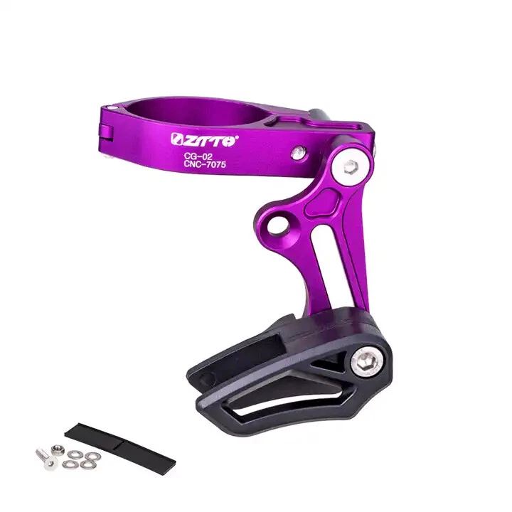 Mountain Bike Chain Guide Chain Slip Guard Aluminum Bicycle Frame Protector MTB - Image 2 of 4