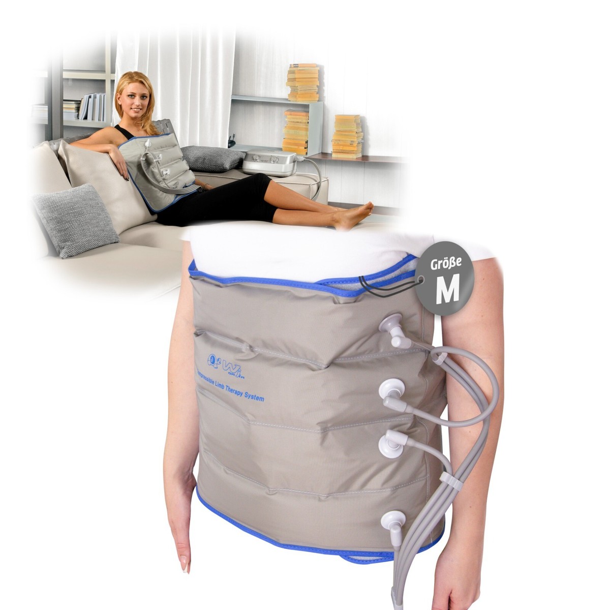 Appareil De Lymphdrainage I-press4 Pour Jambes Et Ventre - Taille L - Neuf Sous Emballage - Fabriqué En Allemagne