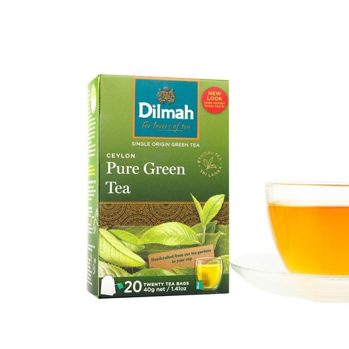 Dilmah Pure Ceylon Green Tea 40 Bags 100% Natural Premium Best Quality Sri Lanka - Picture 3 of 11