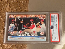 2001 Topps Griffey Larkin Bench Morgan PSA 9 #TC7 Big Red Machine Card NEW CASE