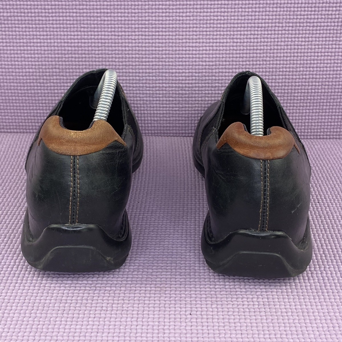 Cole Haan Mens Zeno Leather Slip On Loafers Black 10 C07485 