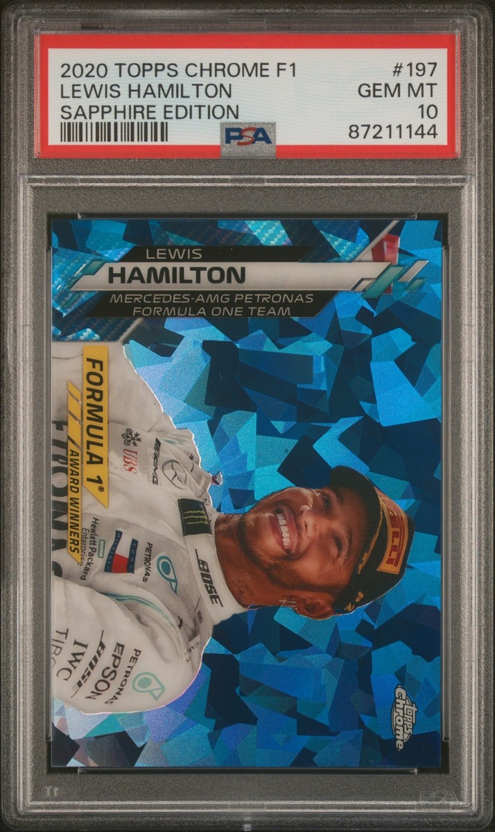 シングルカード 2020 TOPPS CHROME  HAMILTON 2020 Topps Chrome Sapphire F1 Formula Racing #197 LEWIS
