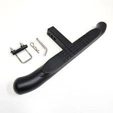 Fit 2" Receiver Heavy Duty Steel Tow Hitch Step Bar Guard Black 30x3"