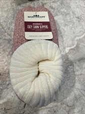 NWT Northeast Outfitters Cozy Cabin Slippers Socks Women's Size 5-7.5 Stocking