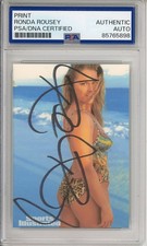 Ronda Rousey SI Sports Illustrated Swimsuit Photo Print PSA DNA COA AUTOGRAPHED