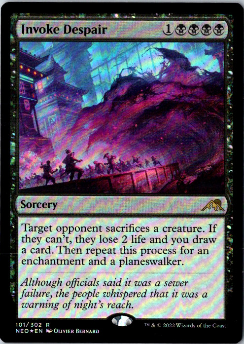 Invoke Despair Prerelease Cards 101 FOIL Near Mint