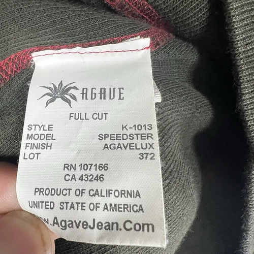 Jake Agave Men XL Brown Speedster K-103 Agavelux Made in USA Full Zip Jacket image 4