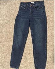 Nicole Miller Jeans  Size 8   High Rise Skinny Jeans   Stretch Denim Blue