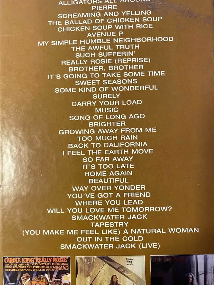 Carol King, The Collection: Tapestry 3 CD Box Set Really Rosie Music 2004 MINT Foto 2 de 4