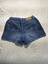 VTG Y2K MUDD Jeans Shorts Butterfly Pocket Embroidery, For The Beat Generation