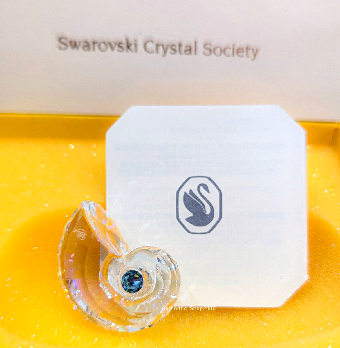 SCS 2025 100% Genuine SWAROVSKI Idyllia Sparkle Crystal Nautilus